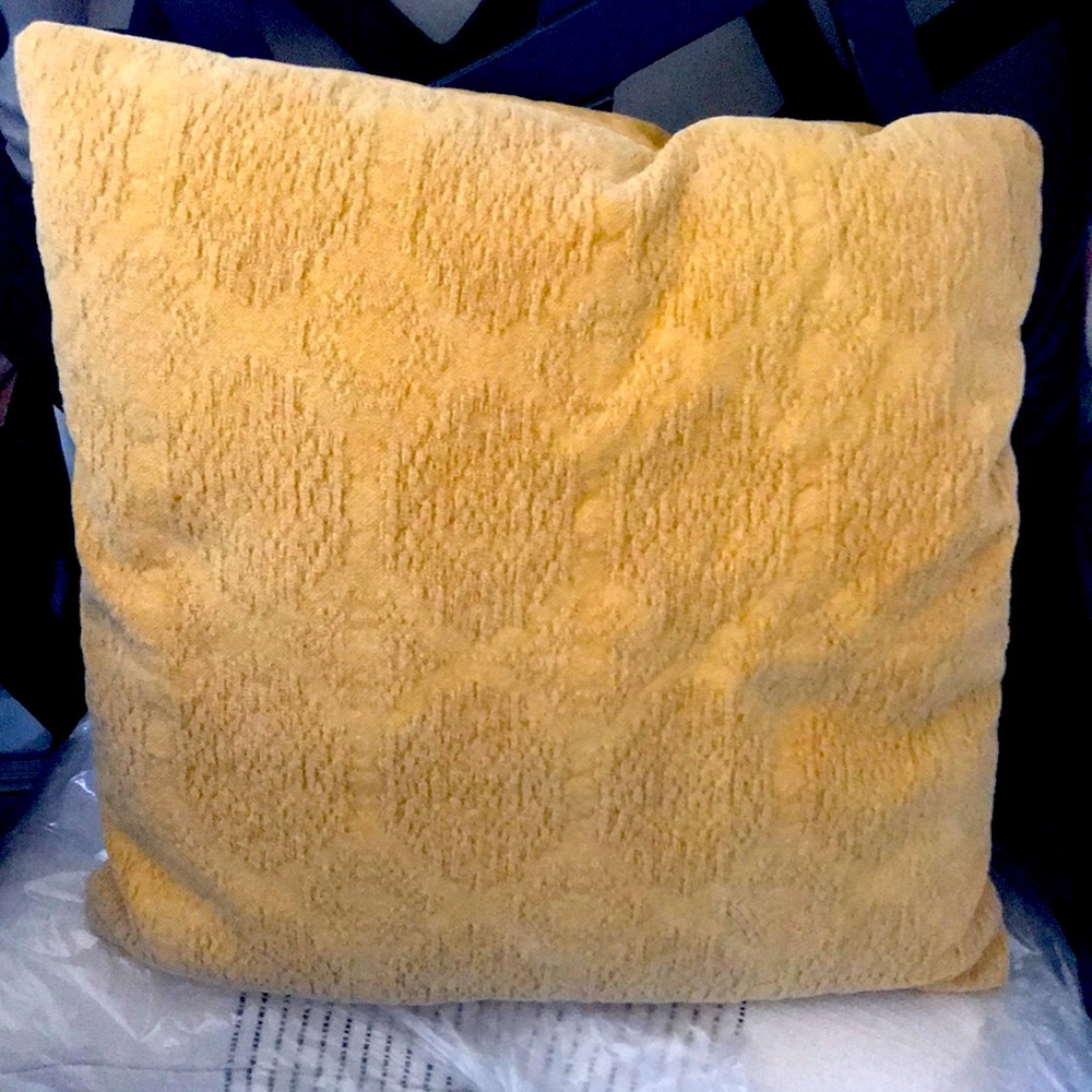 Mustard pillow
